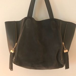 Inzi Leather and Suede Bag